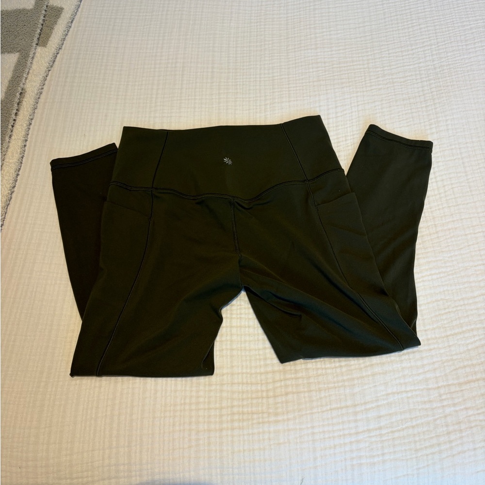 Athleta Olive Green 7/8 Leggings